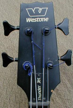 Thunder Jet bass headstock